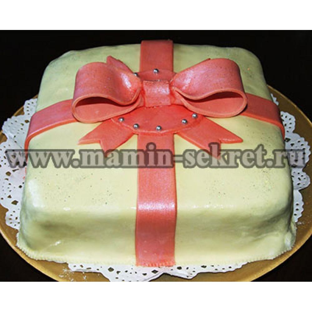 Новогодний торт с мастикой — пошаговый рецепт | steklorez69.ru