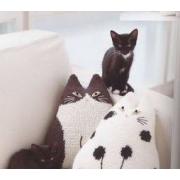 Схемы вязания на спицах с кошками