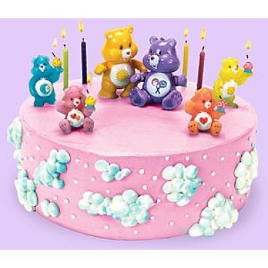 Украшение торта по мультфильму "Заботливые мишки" care bears