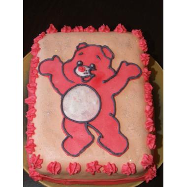 Украшение торта по мультфильму "Заботливые мишки" care bears
