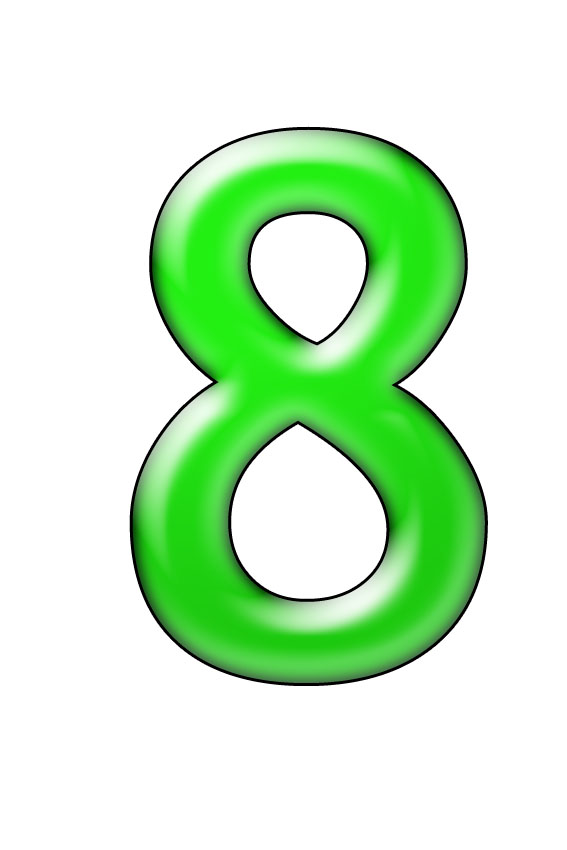 1 изображение 8 букв. Цифра 8. Цифра 8 Формат а4. Восьмерка печать. Цифра 8 зеленая.